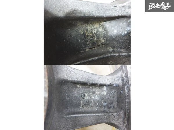 JDM Rare WEDS SPORT RS5 146J +10 PCD114.3 4-lug deep aluminum rims 2Bo No Tires - Image 9