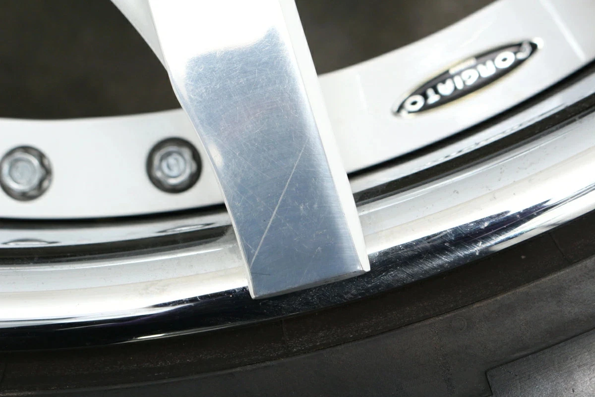 JDM Used FORGIATO Vela 4-Book Set 229.5J x 22 +36 measured PCD 120 295 No Tires - Image 9