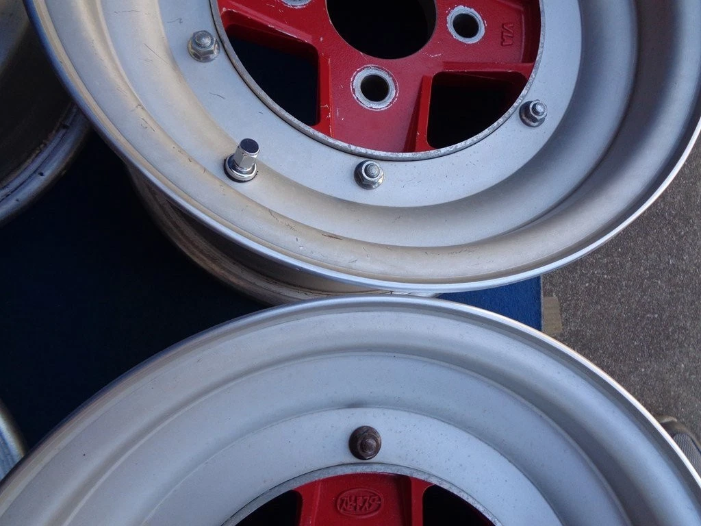 JDM Rare SSR MK-II 7J/+11 PCD 110 M12x1.5 with dedicated rock nuts 4-b No Tires - Image 2