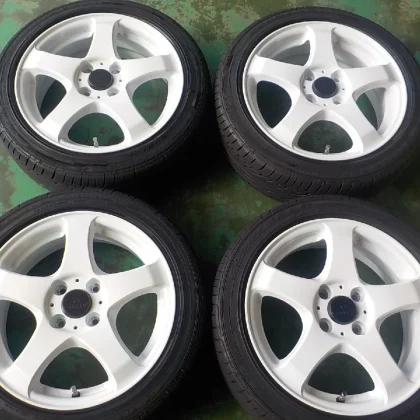 JDM HS15013 FINALIST FZ-S5 with Goodyear Eagle LS2000 165/55R15 tires No Tires