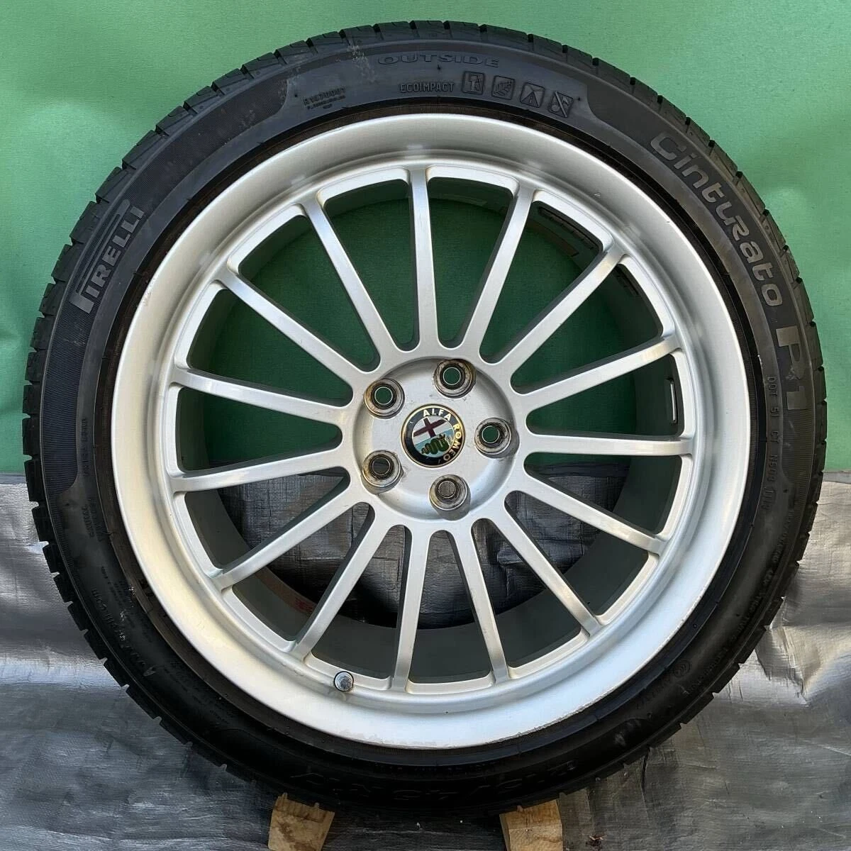 JDM Custom-ordered Alfa Romeo 156 V6 wheels 17x7.5J ET35 PCD5x98 made No Tires - Image 4