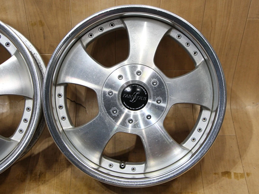 JDM C39 deep rims rare Fabless PROFOUND 15x5.5J+38 6.5J+38 PCD110 PCD1 No Tires - Image 3