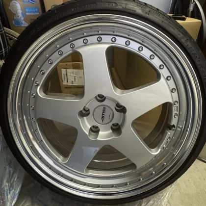 JDM Rare AME 20-inch 5-spoke wheels 5H No Tires