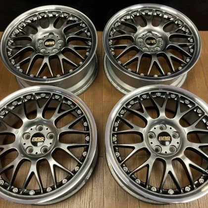 JDM Rare Forging BBS RT2 RS776 17-inch wheels 7J+48 5H100 56mm hubs. S No Tires