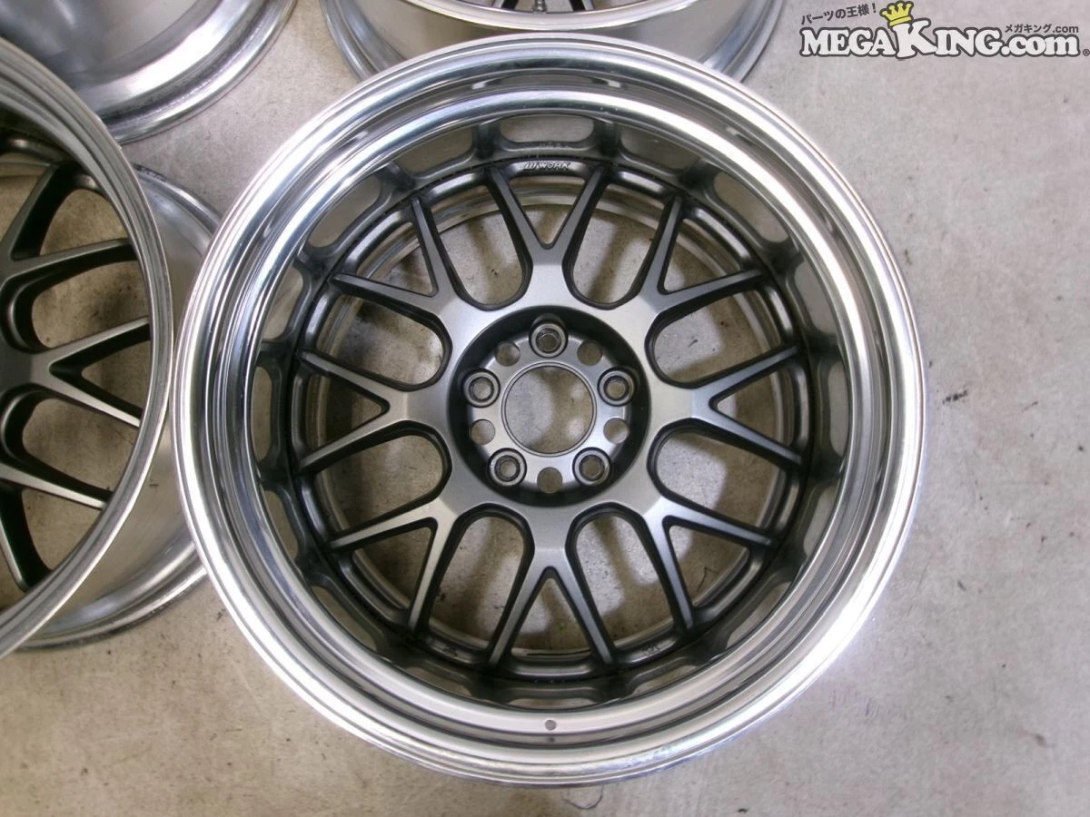 JDM WORK MST-M1R Meister 18-inch wheels 10J-3 bolt pattern 5x114.3 bol No Tires - Image 5