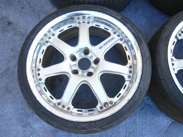 JDM Rays Volk Racing GT-7 8J+23 9J+17 5-hole PCD114.3/5H Big Caliper C No Tires - Image 6