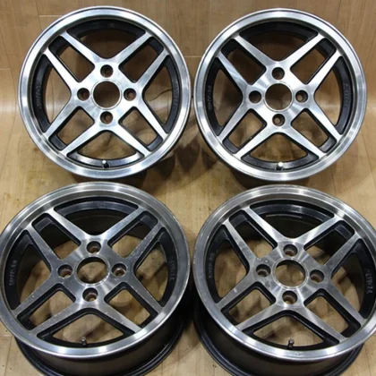 JDM B797 Out-of-print rare TOM'S Igeta 15x6.5J+20 PCD114.3 wheels for No Tires
