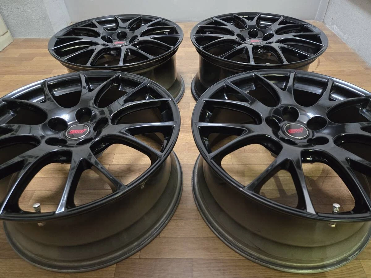 JDM 198.5J +53 PCD114.3 WRX STI S207 Genuine BBS RG523 forging NBR whe No Tires - Image 6