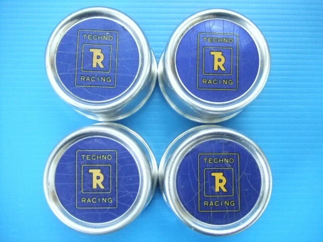 JDM Techno Racing Center Cap Wheel Cap Old Car TECHNO RACING 1 No Tires