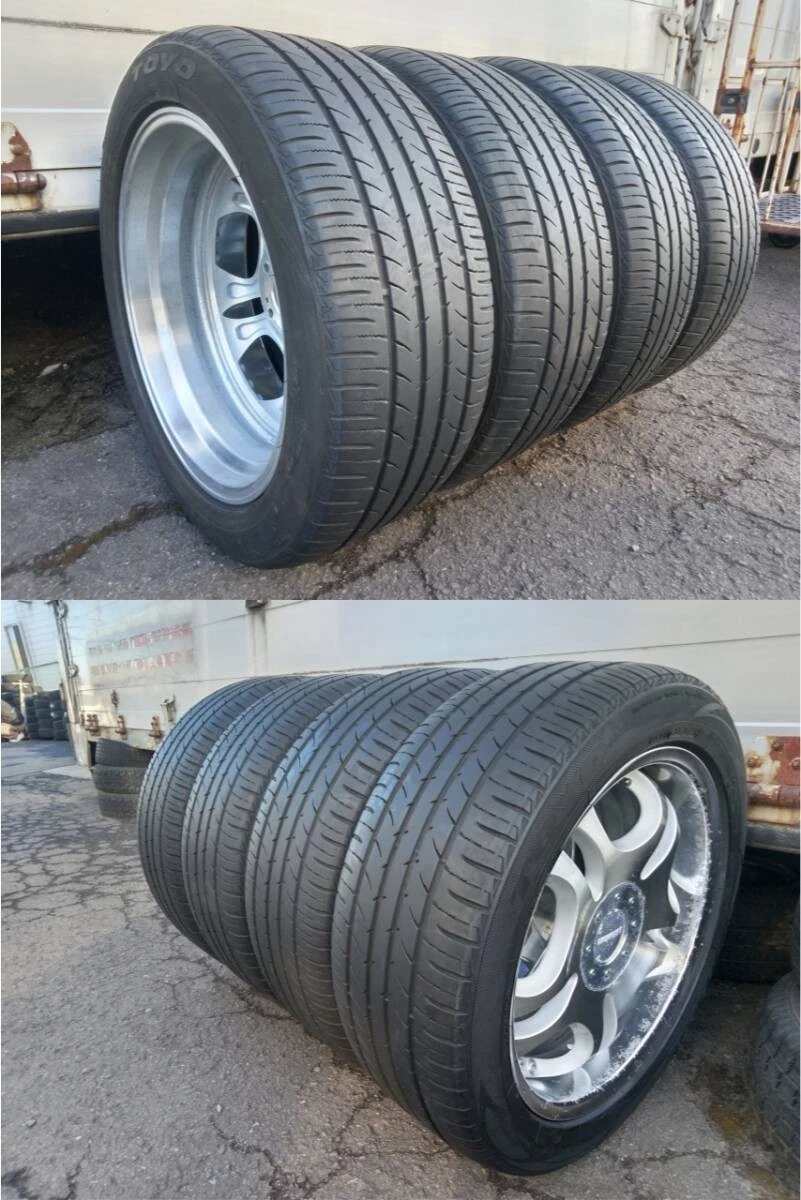 JDM Deep-rimmed wheels Used 4-piece set with 18-inch Lowenhart summer No Tires - Image 8