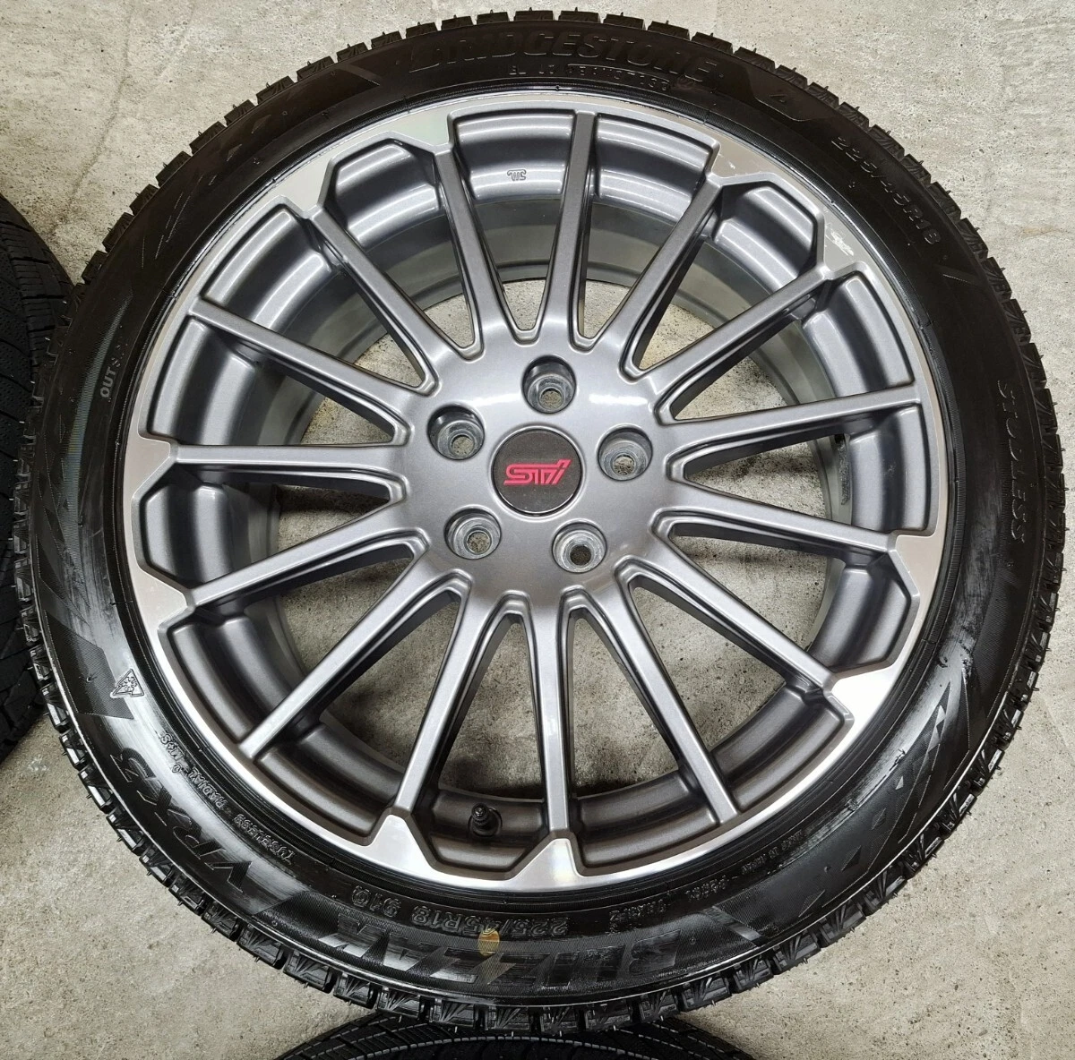 JDM Almost Subaru Levorg STI Sports OEM Wheels and Tires 2023 Bridgest No Tires - Image 5