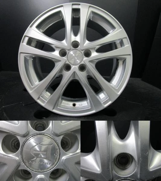 JDM Aphrodite WX 7J-17+48 114.3 silver wheels with Goodyear IceNavi 7 No Tires - Image 3