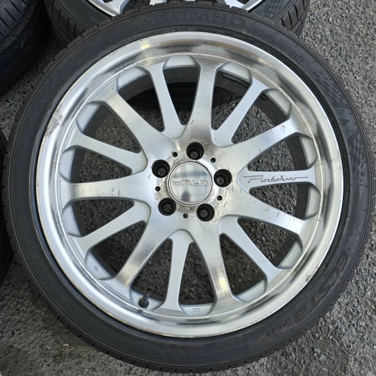 JDM Tires included WALD Valdo PORTOFINO Portofino 198.5J +38 5-lug PCD No Tires - Image 3