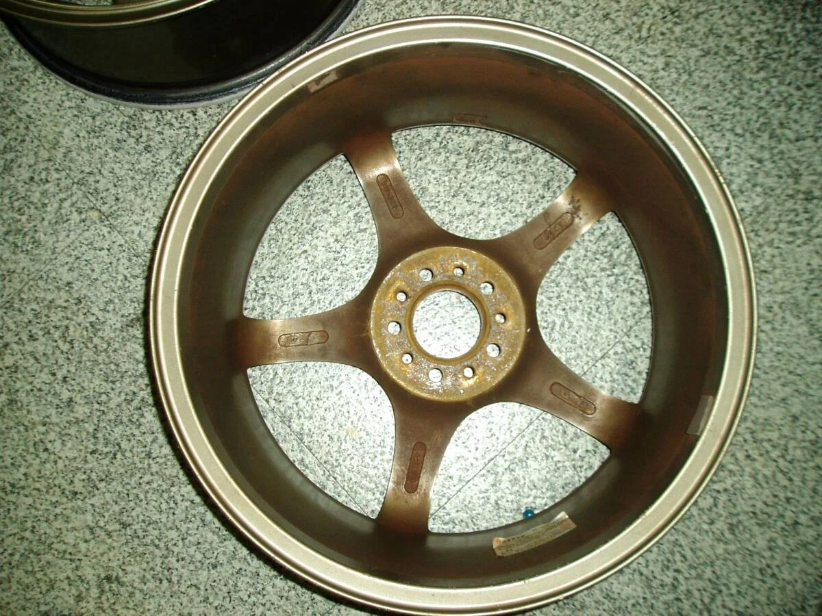 JDM Final Speed Mono Rock 7J17 OFF+48 5H100 Bronze 4Book Used TE37/S No Tires - Image 8