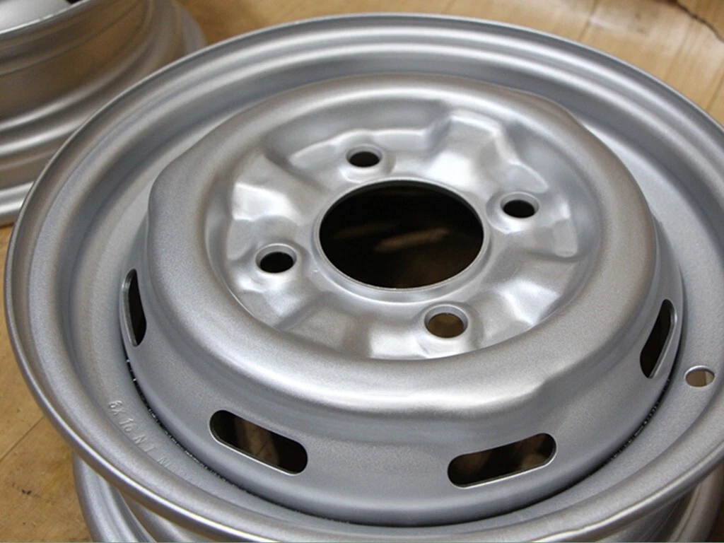 JDM B794 Nissan Genuine 12x4J+45 PCD114.3 73mm Hub Diameter 3Book Iron No Tires - Image 6