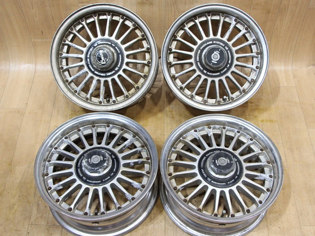 JDM B876 Old car out of production WORK EWING II EWING 2 Mesh 14x6J+15 No Tires