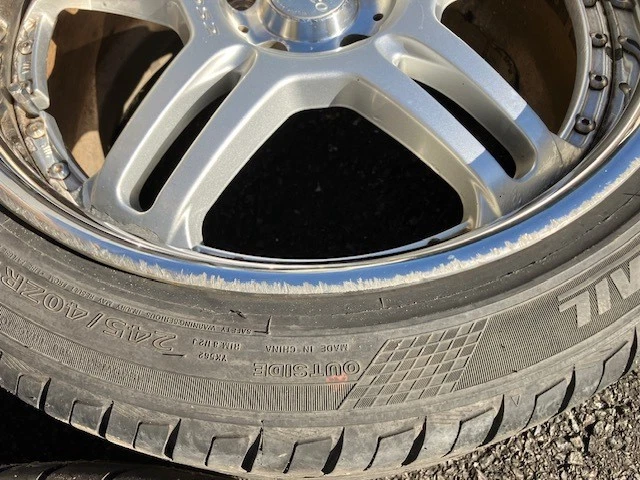 JDM Rare Deep Rim SPARCO DS2 Racing Sparco 19-inch Aluminum Wheels + B No Tires - Image 8