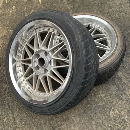 JDM WORK REZAX mesh 17-inch aluminum wheels with deep rims 8.5J or 8J No Tires