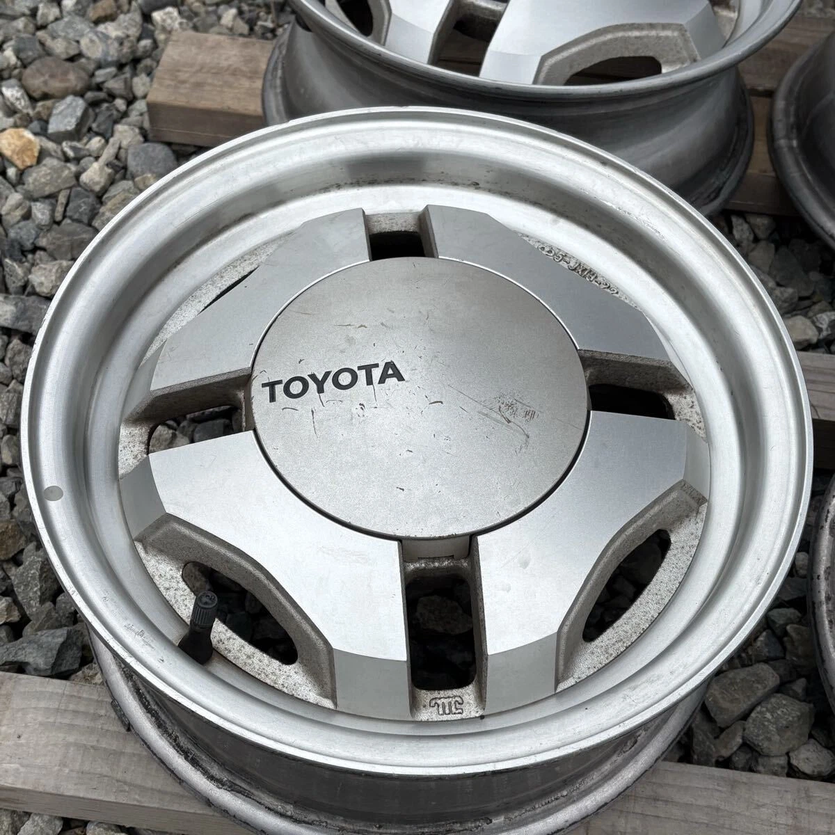 JDM A1 Toyota AE86 Genuine 5J 13-inch Wheels 4-Piece Set Offset 27mm No Tires - Image 2