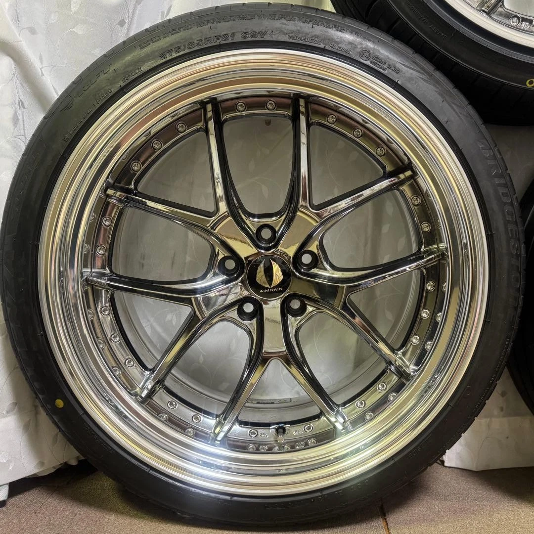 JDM Aimgain GTM21 Wheel and Tire Set for LC500 LS500 etc. No Tires - Image 4