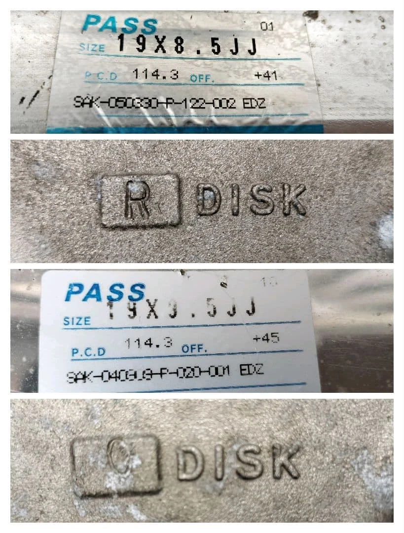 JDM Euroline 198.5/9.5J 5H/114.3 Dish Wheel No Tires - Image 10