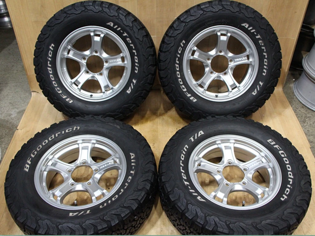 JDM C86 WEDS KEELER 16X5.5J+22 PCD139.7 JWL-T Goodrich 235/70R16 LT ti No Tires