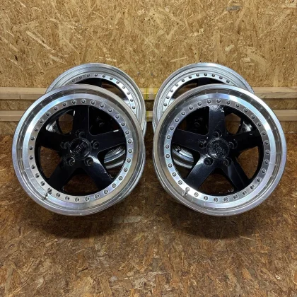 JDM Rare WORK Equip 17x7.5J +32/8.5J +37 114.3/5-lug Crown rebarrel fo No Tires