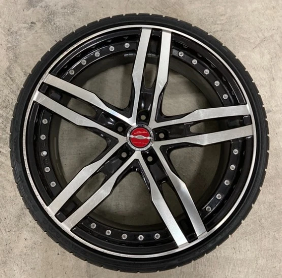 JDM Used AME Sharlen XF-55 20x8J 5H114.3 +38 4-Book Set Available for No Tires - Image 8