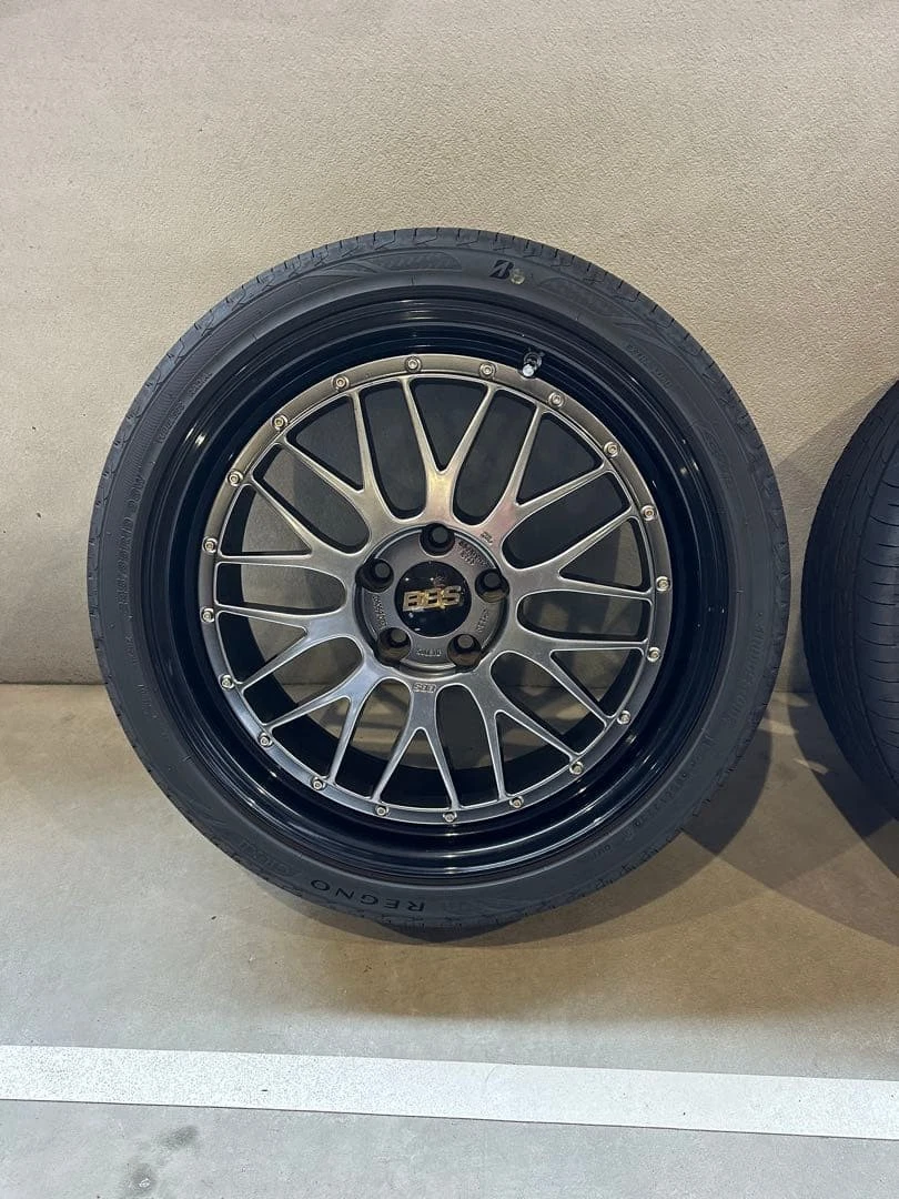 JDM BBS LM 19-inch Bridgestone Legno GR-X2 No Tires - Image 2