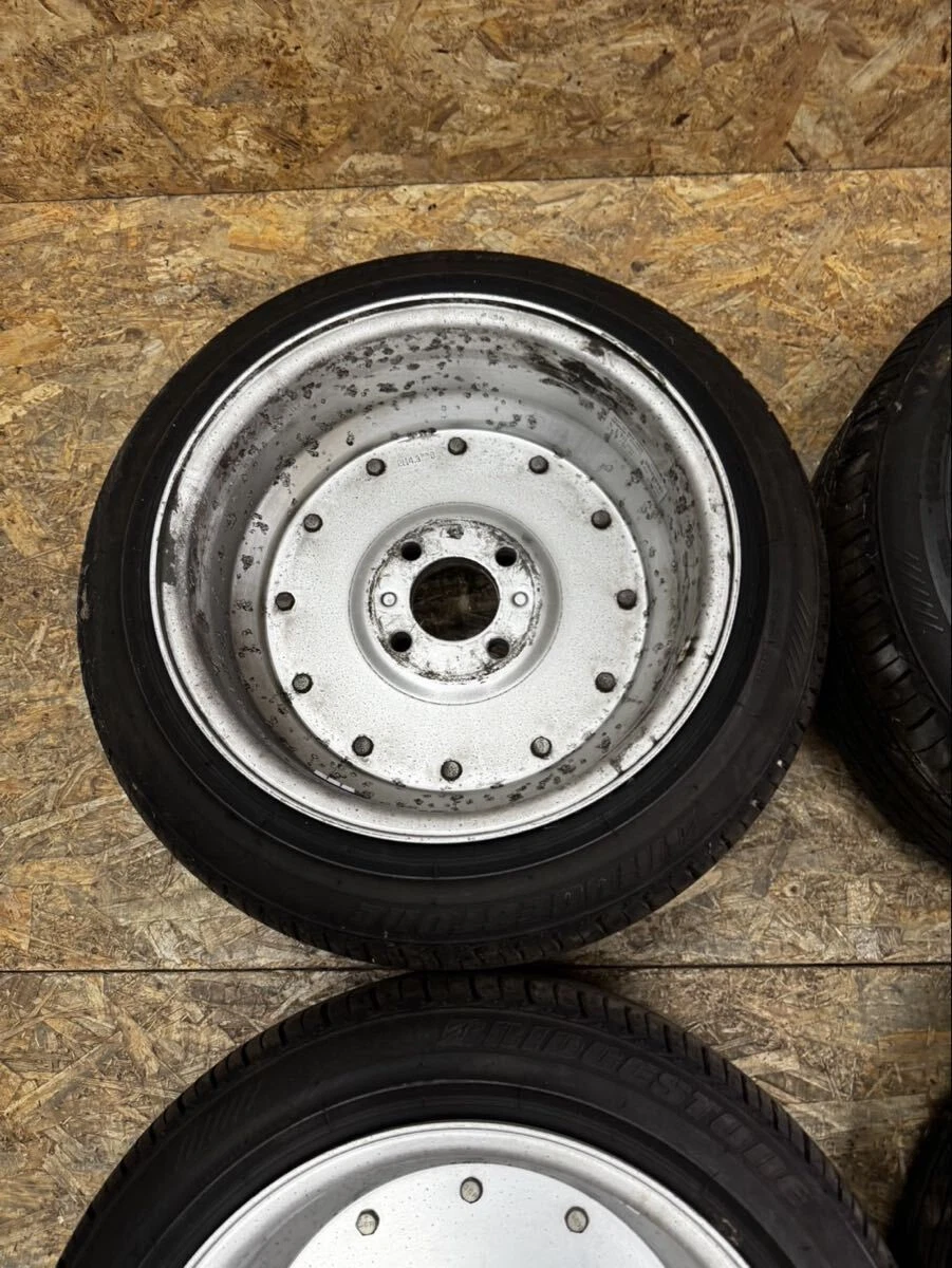 JDM Rare SSR MK-1 158.5J-8 PCD114.3 4-hole 4H deep rim discontinued. F No Tires - Image 7