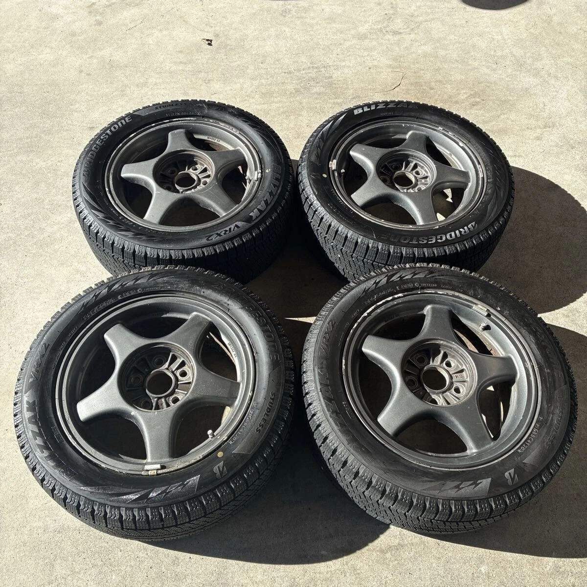 JDM 225/50R16 Rare Item 70 Supra Genuine Toyota Bridgestone VRX2 Supra No Tires