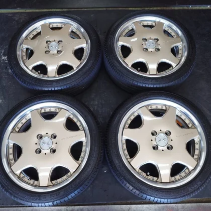 JDM WEDS Maverick 607D 16-inch 5.5J IS45 PCD100-4H Naankan 165/50R16 d No Tires