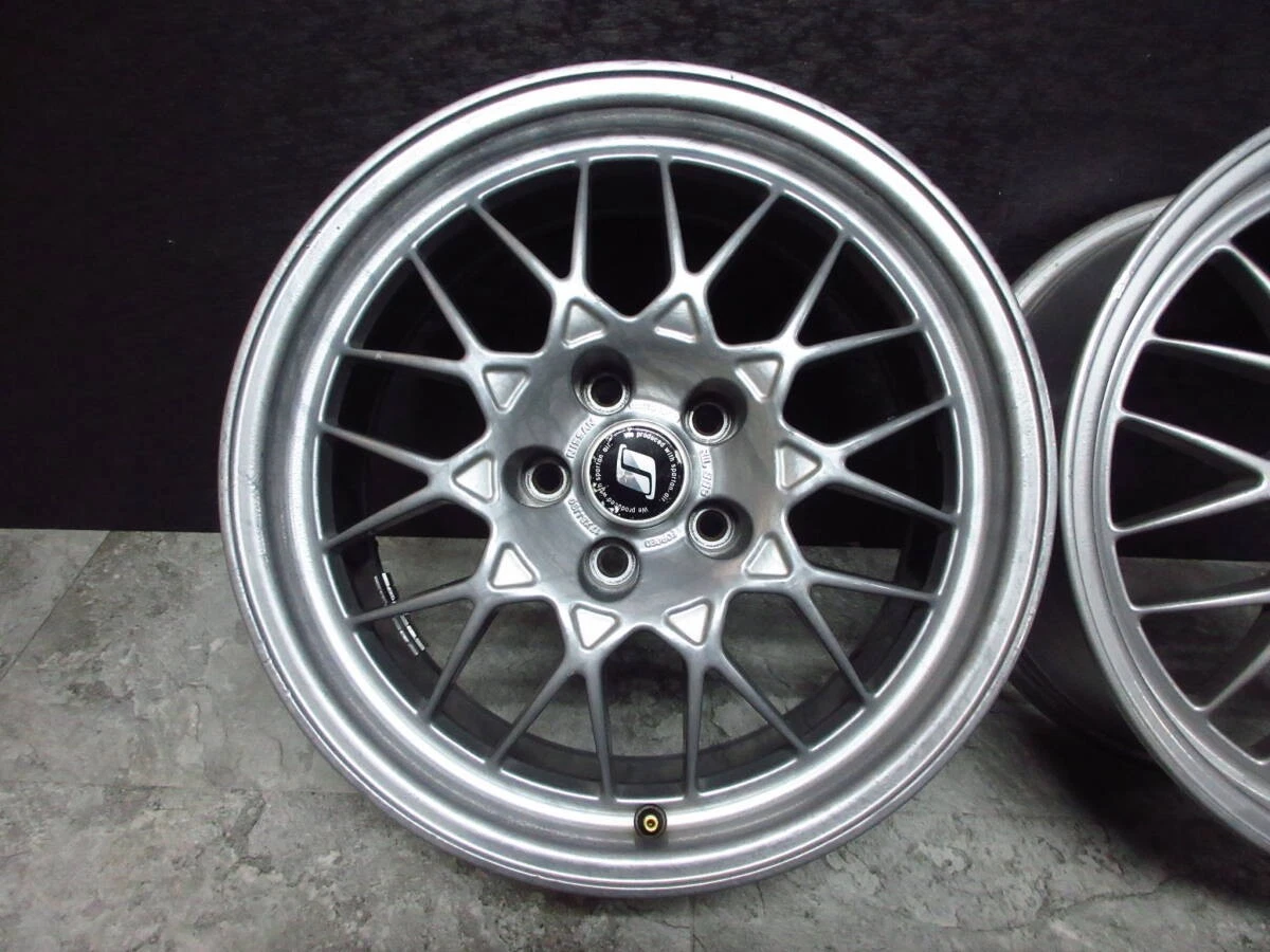 JDM Nissan Skyline GT-R BNR32 V-Spec II genuine BBS wheels 17 NISMO V- No Tires - Image 2