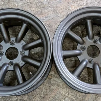 JDM Rare Watanabe Rtype 169J±0 PCD114.3 4-hole 4H deep rims for S30 AE No Tires
