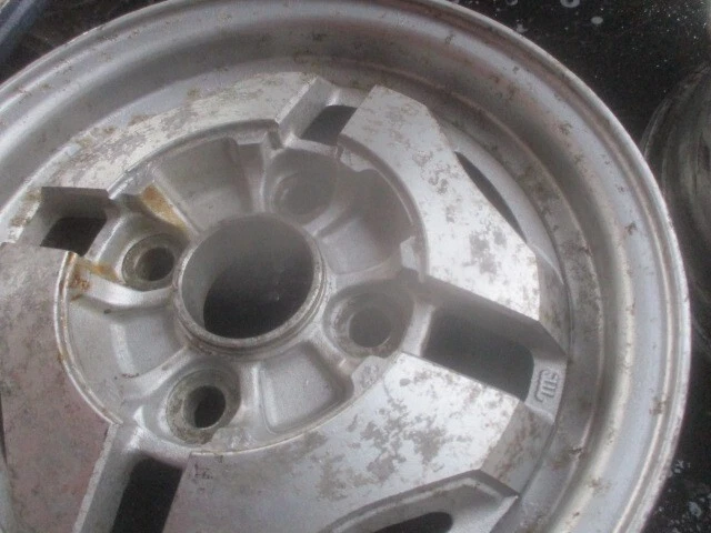 JDM Toyota AE86 Corolla Levin Aluminum Wheels Rare Genuine 13-inch No Tires - Image 4