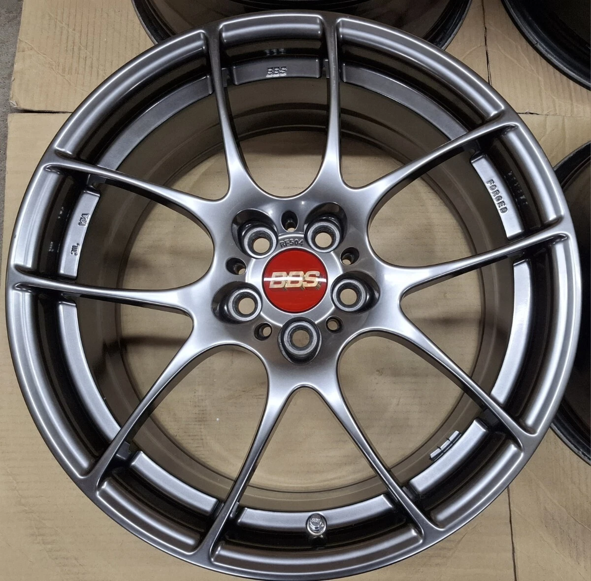 JDM Superb Condition BBS RF Wheels 177.5J 100mm Forging for Subaru Leg No Tires - Image 3