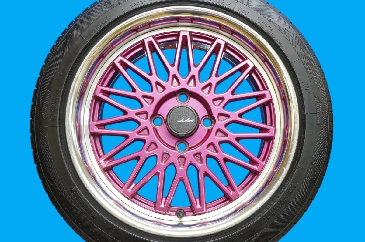 JDM AME Sharen OSS + Toyo 16-inch 7J +35 8J +38 4-hole PCD100 195/50 No Tires - Image 6