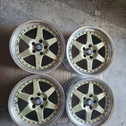 JDM Rare Longchamp XR-4Z 178J+38 9J+38 PCD 114.3 5H LONGCHAMP xr-4z 9j No Tires