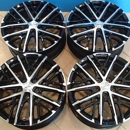 JDM Kyoho AME Smack Grave 6.5J 17in IS+40 AE61 205/55R17 wheels with Y No Tires