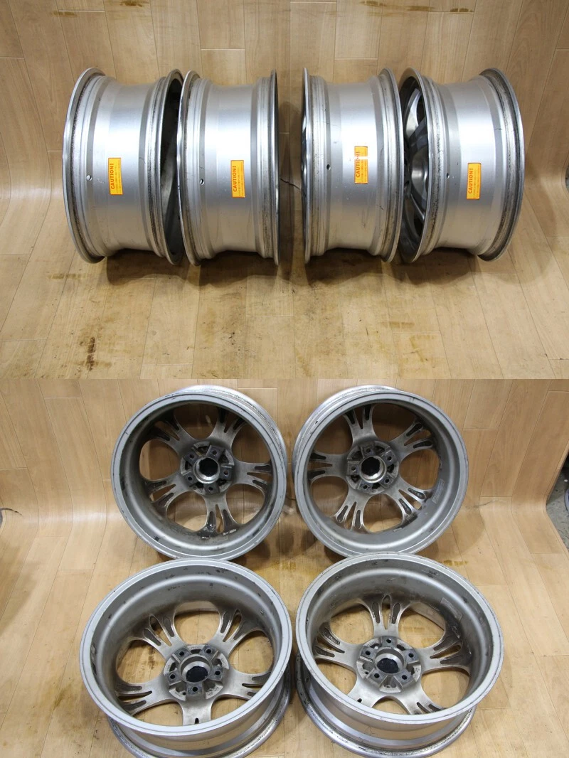 JDM C37 Deep Rim Out of Print Rare Weds Kranze Cerberus 17x7J+43 PCD11 No Tires - Image 10