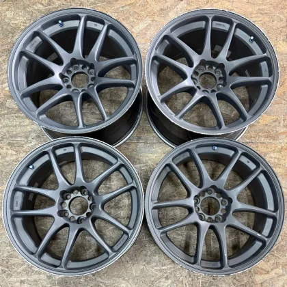 JDM Rare WORK emotion CR KAI 188.5J+25 9.5J+30 PCD 114.3 5-hole 5H Dri No Tires