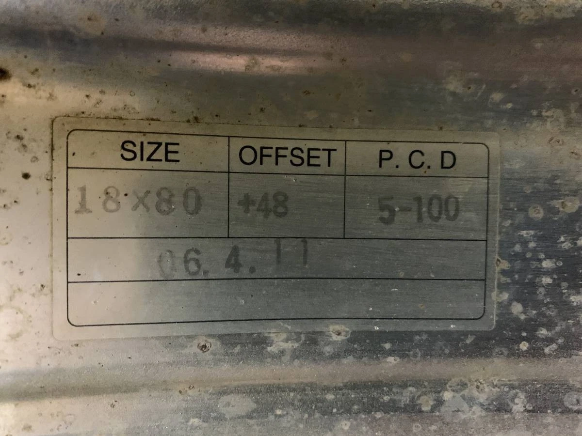 JDM Deep-rim Prius Toyota 86 BRZ 18x8J 5H100 +48 205/40R18 wheels with No Tires - Image 10