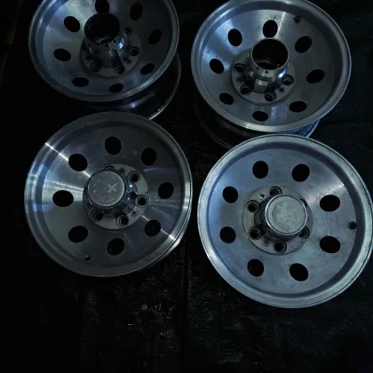 JDM Rare Chevrolet K5 Blazer C10 Subar Van OEM Aluminum Wheels PCD139 No Tires