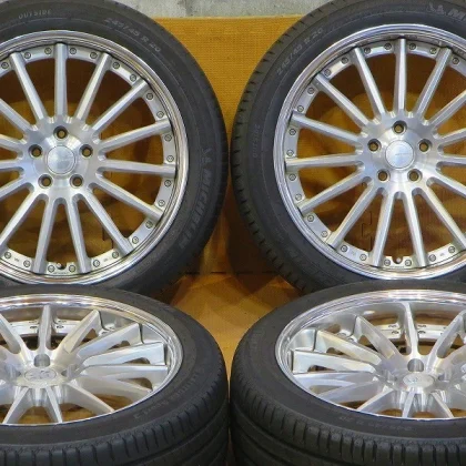 JDM Set of 4 WORK Gnosis GR201 Michelin 245/45R20 tires 209J +35/+25 P No Tires