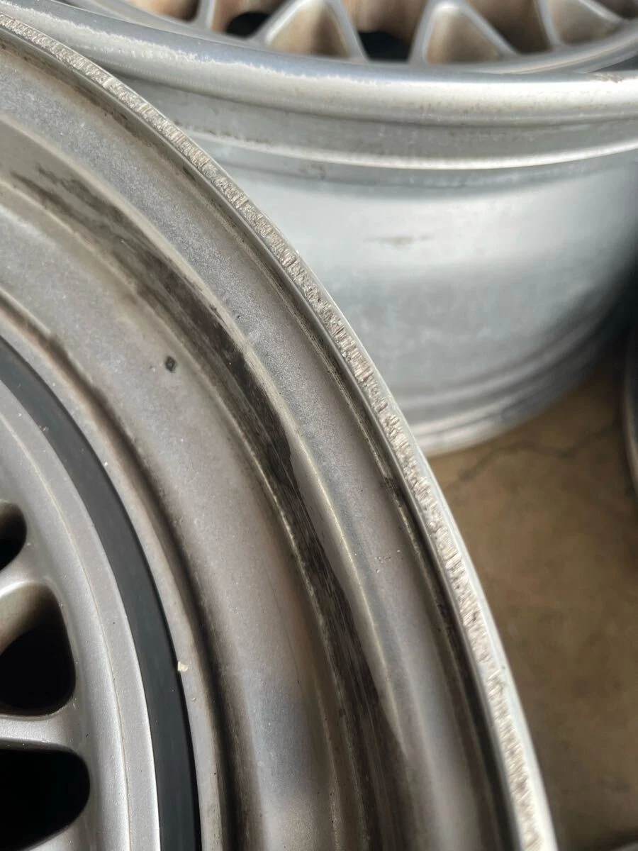 JDM BMW Genuine Wheels Old Car BBS? 16-inch 4Book Mesh Actual Measurem No Tires - Image 6