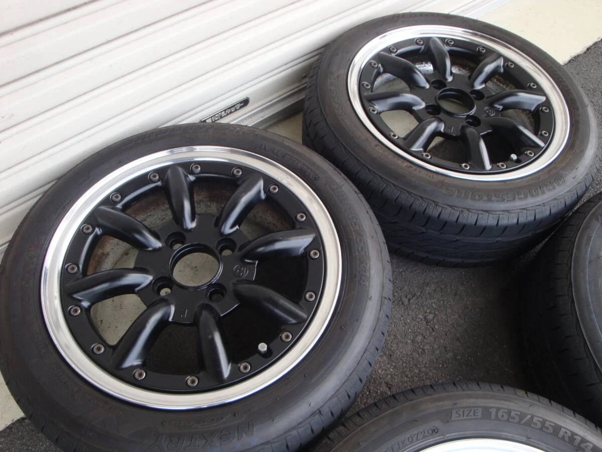 JDM Perfect for light trucks and kei cars SSR Watanabe RS-8 14-inch al No Tires - Image 4