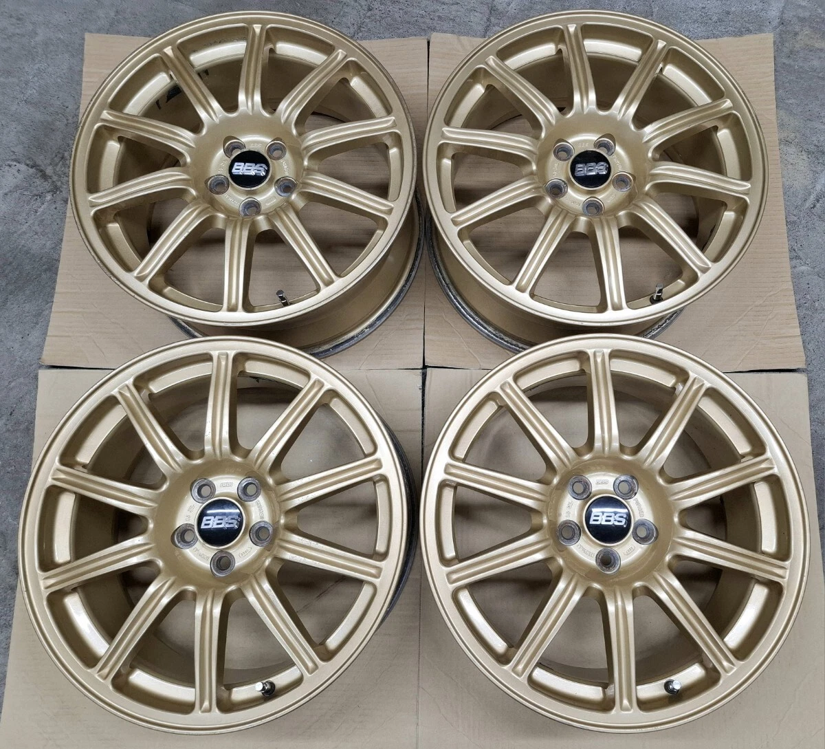JDM Subaru Impreza WRX STI BBS 4wheesl 17x7.5+53 5x100 Legacy BRZ Forester