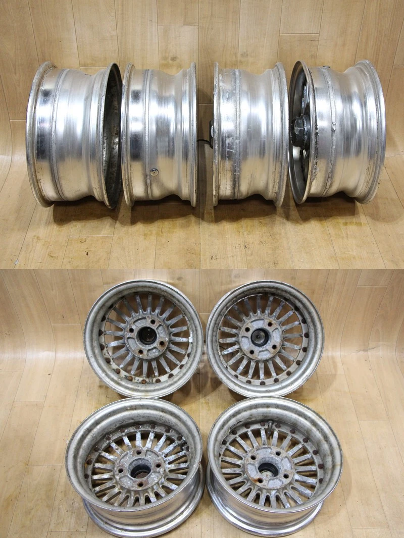 JDM B876 Old car out of production WORK EWING II EWING 2 Mesh 14x6J+15 No Tires - Image 10