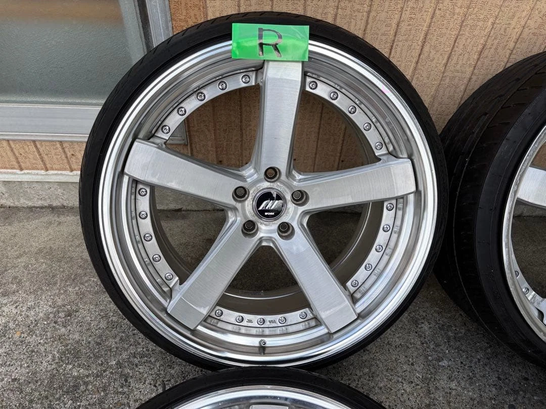 JDM WORK Gist ST2 20-inch wheel and tire set No Tires - Image 4