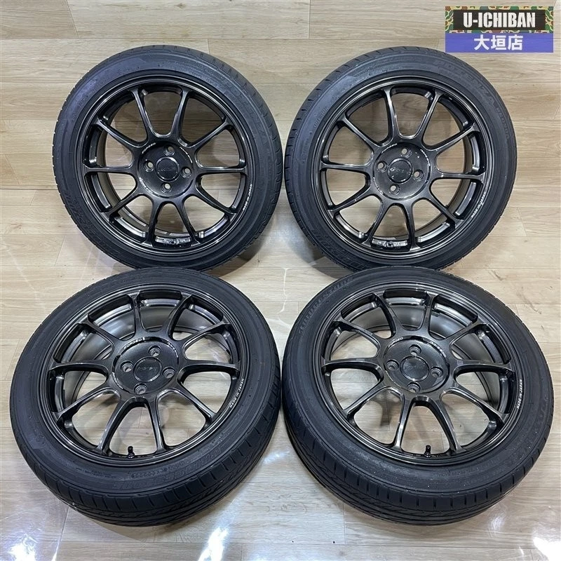 JDM Aqua for Roadster RF E12 Note etc. RAYS VOLK ZE40 7-17+48 4H100 Br No Tires - Image 2